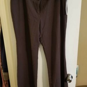 Black dress pants with belt